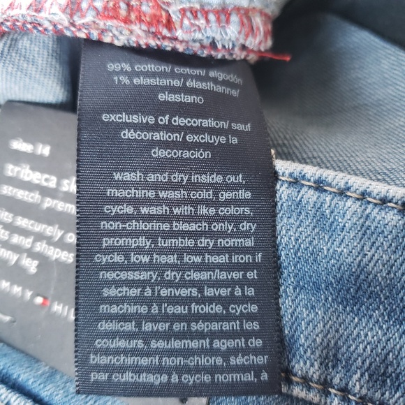 Tommy Hilfiger Tribeca Denim Jeans Size 14 NEW! - Picture 15 of 15